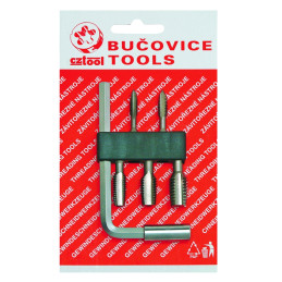 Sada závitořezných bitů, HSS, 2N, 1/4"-8/3016, BIT 2, M3-M8 /948 200/