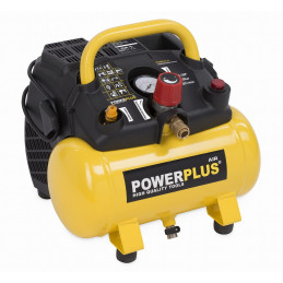 POWX1721 - Kompresor 1100W 6L 8bar bezolejový POWERPLUS